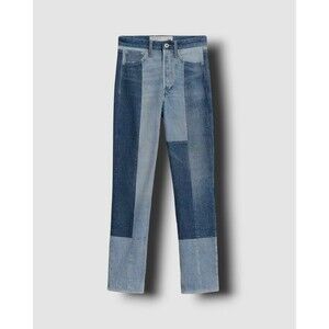 rag & bone Two-Tone Blue Straight Leg Jeans